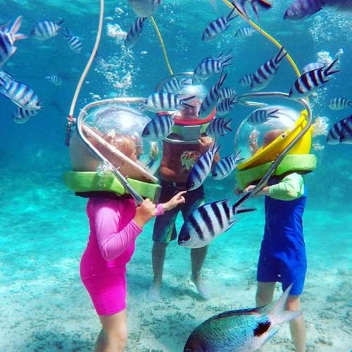 Underwater walk