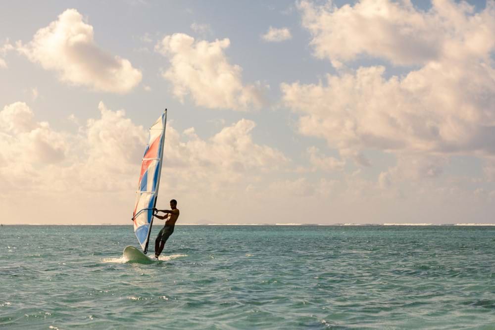 Windsurfing in Mauritius