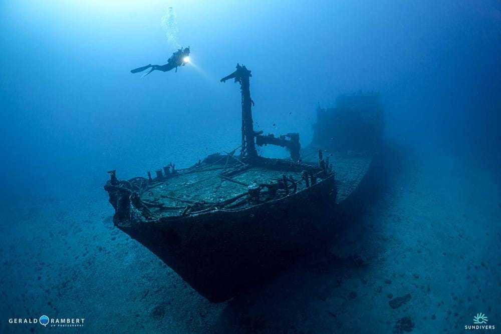 L'Orient - Shipwreck Mauritius - Photo Courtesy of Gerald Rambert & Sundivers Mauritius.