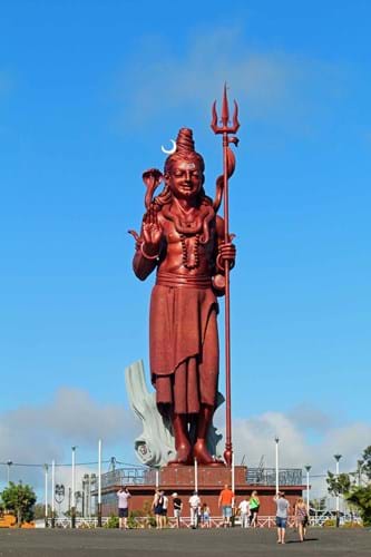 Giant Shiva Statue in Mauritius