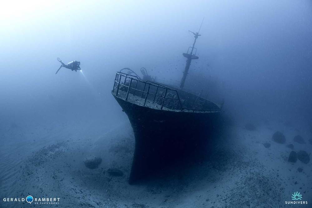 Tiang Xiang 137 - Shipwreck West Coast Mauritius - Photo Courtesy of Gerald Rambert & Sundivers Mauritius.
