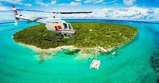Helicopter in mauritius
