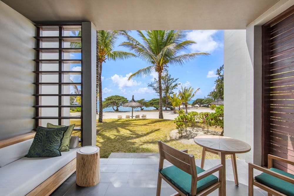 Beachfront rooms at Long Beach Mauritius